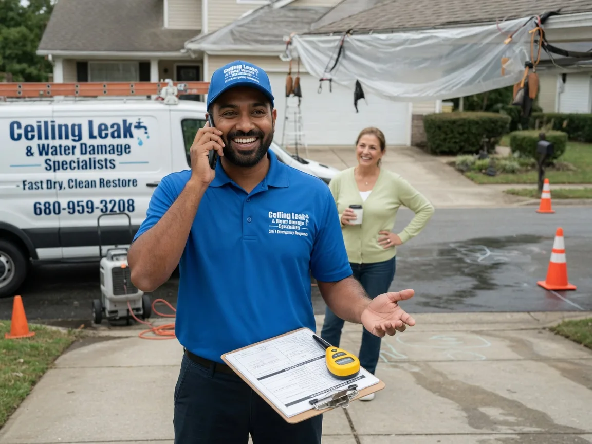 Ceiling Leak Cleanup Hampton, SC FAQs